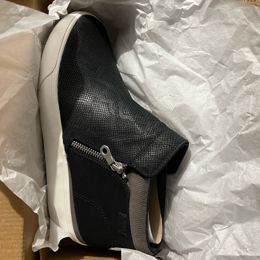 Keds Cooper Zip Snake Embossed Suede Bootie
